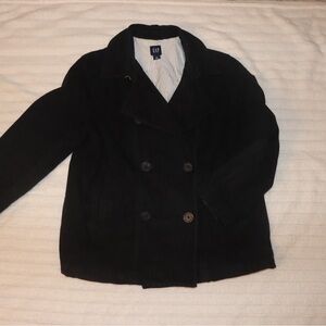 GAP Women's Black Peacoat